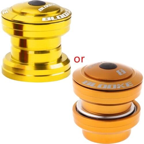 1 1/8" 34MM MTB Bicycle Headset 2 Bearing Sealed Top Cap Cover Aviation Aluminum Alloy Mountain Bike Parts for 28.6mm Fork WXTF