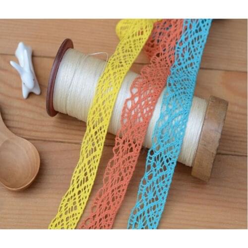 1/meter color cotton lace 2 cm wide