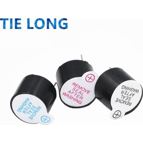 10PCS 3v 5v 12v Active Buzzer 12095 Magnetic Long Continous Beep Tone 12*9.5mm