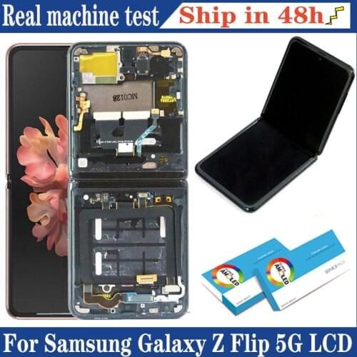 100% Original Panels For Samsung Galaxy Z Flip 5G LCD Screen Touch display SM-F7070 Digitizer Assembly Replacement Parts