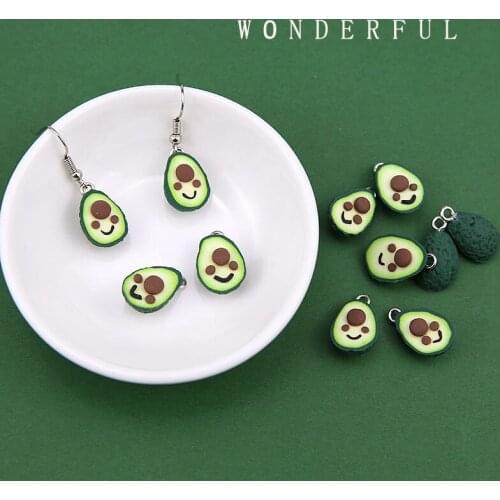 11*18mm handmade imitate Smiley/fruit shaped 40pcs/lot resin charms diy earrings/necklace pendant accessory