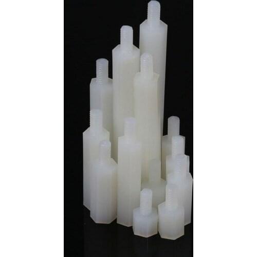 20PCS M2.5 Nylon Hexagonal Pillar Female and Male Standoff Spacer PCB tapped