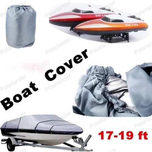 2015 Boat Cover 210D Oxford V-Hull Speedboat Cover 17-19ft High Quality Prevent UV Sunproof Waterproof Green