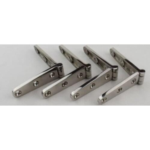 4 Pieces Stainless Steel Cast Boat / Marine Strap Hinge 6'' Well Made
