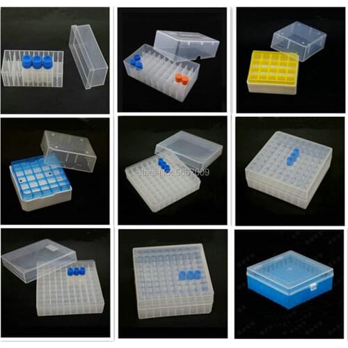 4pcs/lot 1.5ml/1.8ml/2ml lab Cryo tube storage freezing tube Plastic frozen tube box
