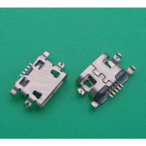 50pcs Micro USB 5pin B type Female Connector For Mobile Phone Micro USB Jack Connector 5 pin Charging Socket
