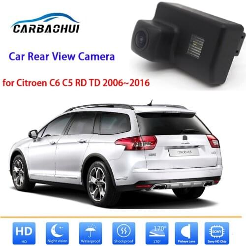 Car Rear View Reverse Camera For Citroen C6 C5 RD TD 2006~2016 Backup Parking Camera Accessories High quality Night Vision hd
