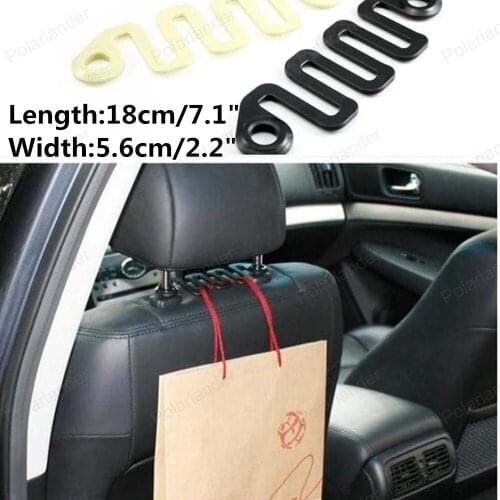 Car accessories 1 x Car Interior Seat Back Organizer Holder S Wave Hook Hanger Bag Holder Clothes Hanging Hook
