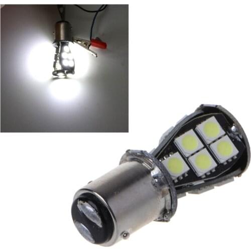 White CANBUS 1157 BAY15D 21 LED 5050 SMD P21/5W Brake Tail Light Bulb DC 12V