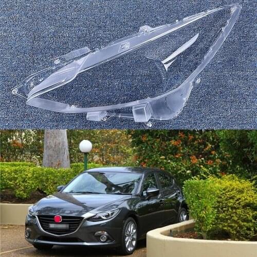 For Mazda 3 Angksela large lampshade transparent glass large lampshade large lamp housing 2013-2016