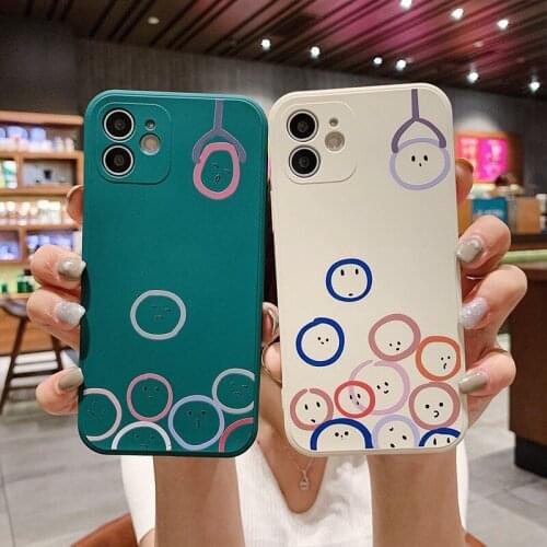 Catch The Doll Pattern Phone Case for IPhone 12 Pro Max Iphone11 Pro X XS XR XSMAX SE2020 8 8Plus 7 7Plus Silicone Cover