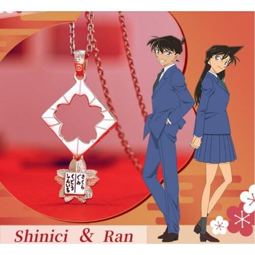 Detective Conan Rachel Moore Sakura Pendant Necklace Jewelry Cos Gift fashion christmas Gift