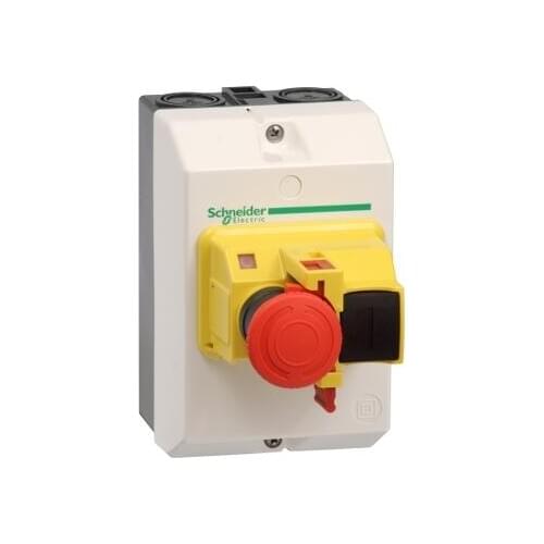 GV2MCK04 GV2-MCK04 TeSys GV2 - Enclosure for TeSys GV2ME - IP55 - fitted with Emergency stop