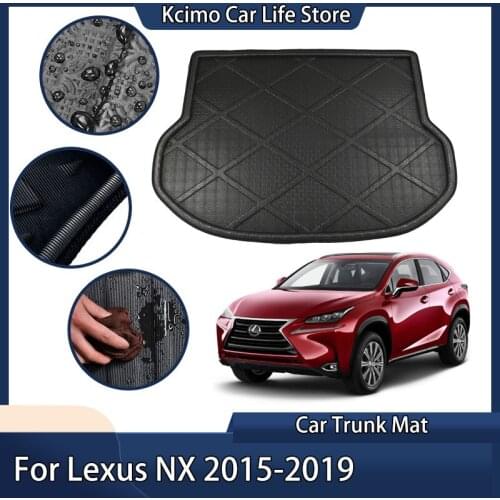 For Lexus NX 2015-2019 Rear Trunk Tray Boot Liner Cargo Mat Pad Floor Carpet Mud Kick