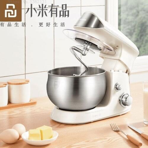 Youpin Stand Mixer Food Processor 6-speed Kitchen Food Blender Cream Egg Whisk Cake Dough Kneader Bread Mixer Maker Chef Machine