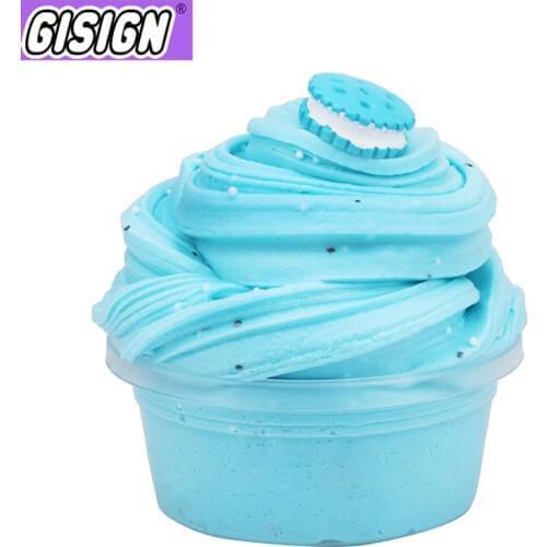 Cookies Butter Slime Fluffy Glue Charms for Slime Additives Clay Supplies Plasticine Slimes Kit Chocolate Modelling Toy For Kids