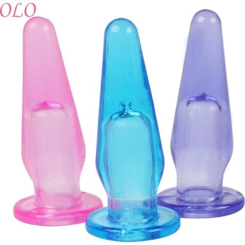 Masturbation Anal Plug Finger Prostate Massager Butt Plug Gay Soft Jelly Sex Toys for Men Woman Erotic Toys Prostata Massage