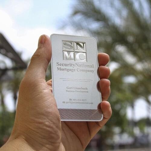 Personalized printing colors stainless steel membership metal card