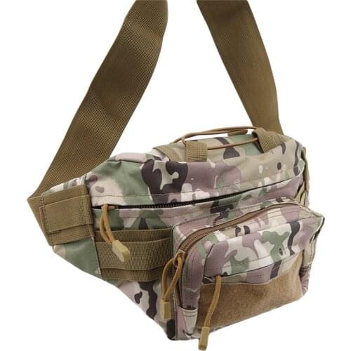 Men Military Waist Bag Multi-Pocket Camping Hiking Pouch Belt Bags Utdoor Bags Tactical Waist Pack Shoulder Bag