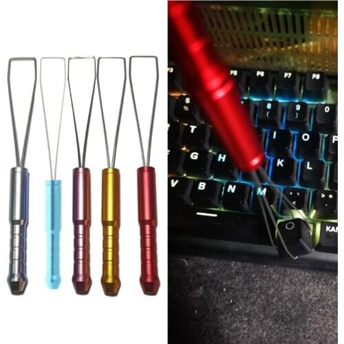 P82A Multi-function Key Remover Keyboard Keycap Puller Adjuster For Mechanical Keyboard Cleaning Tool Aluminium Alloy