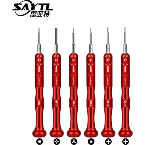 Precision 3D Screwdriver set 0.8 Torx 0.6 Y-Type 1.3 1.5 Phillips 2.5 T2 for iPhone Disassemble Teardown Opening Repair Tools