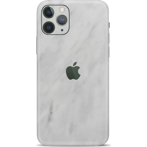 YCSTICKER Cell Phone Luxury Leather Marble Sticker 3D Vinyl Skin Film for iPhone 11 Pro Max X