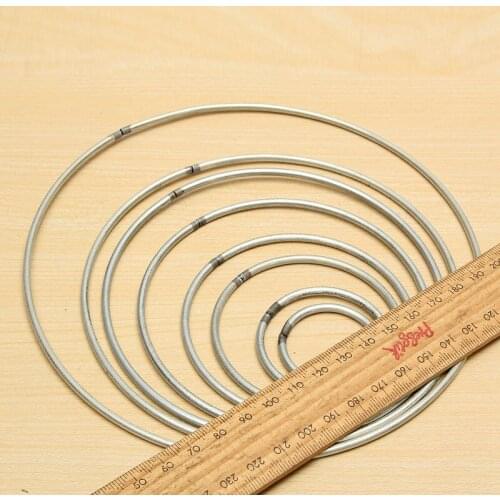 1pcs hanging decorative round metal hoop DIY handmade handmade crafts dream catcher hanging decorative DIY material multi-size