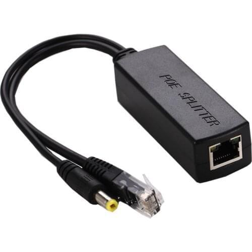 10/100M POE Splitter With IEEE 802.3AF Standard & 12V 1-2A Output & DC 44-57V Input Power Over Ethernet