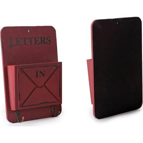 1PC Frame Succulent Plants Wooden Wall Mounted Flower Pot Wood Wall Hanging Flower Pots with Two Hooks Garden Supply JL 081