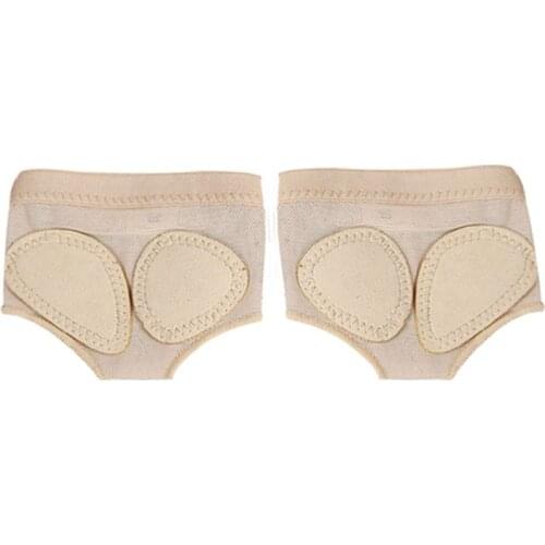 2pcs/Pair Ballet Dance Shoes Gymnastics Foot Thongs Elastic Soft Dancing Shoes Half Sole Accessories