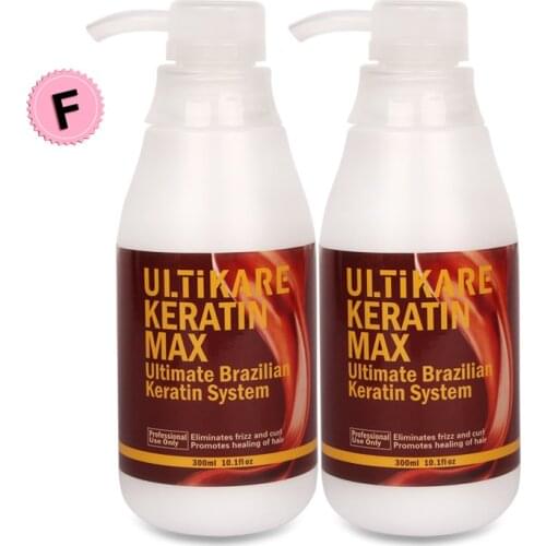 FREE Formalin 2pcs 300ml A Lot Brazilian Keratin Treatment Hot Sale Best Effect Keratin Straightening and Repair Damaged Hair
