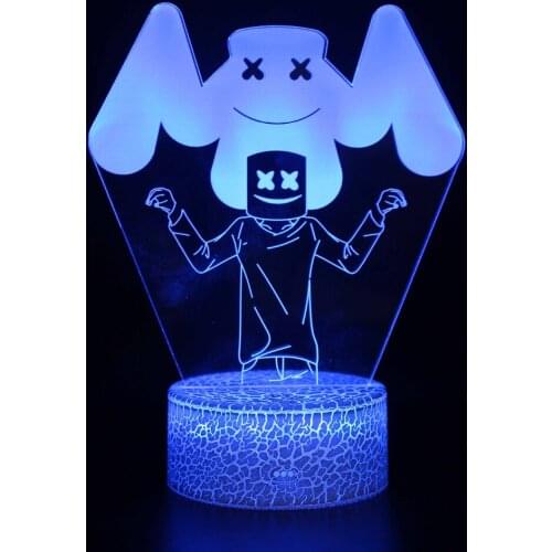 Jackson Dance NightLight For Home BedroomNight Lamp Usb Light Decor forRoom LightsDecorative Luminaires ValentinesDay GiftLED161