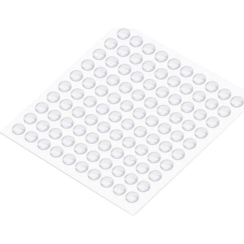 HOT SALE 100 Capsules Self-Adhesive Rubber Furniture Bumper Pads For Doors Cabinets Drawers Furniture Glass Tables Crafts