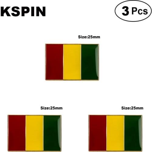 Guinea Lapel Pin Brooches Pins Flag badge Brooch Badges