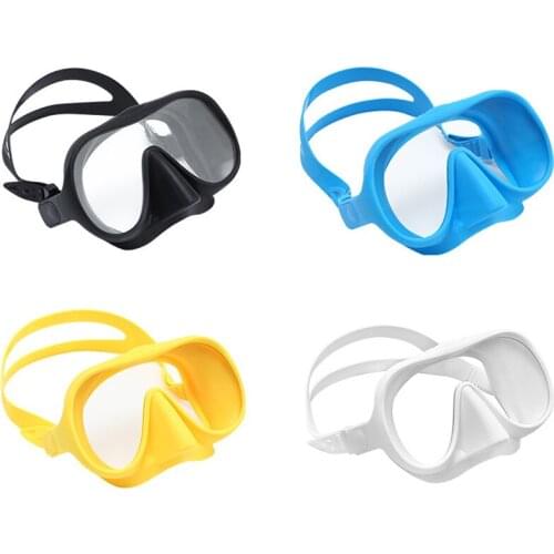 Anti-fog Frameless Scuba Diving Mask Freediving Snorkeling Underwater Mask