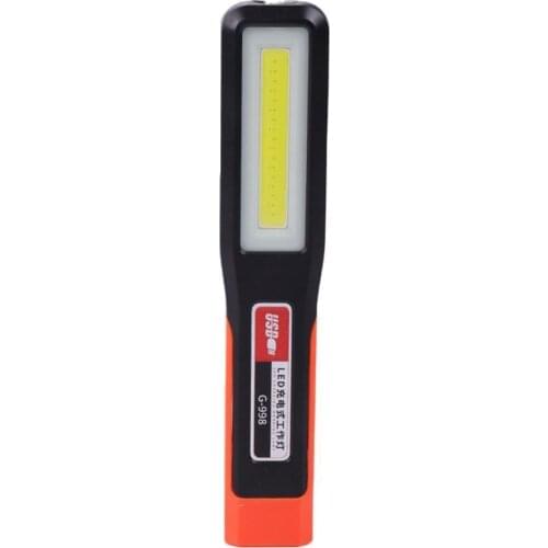 Portable COB LED Magnetic Work Light Car Garage Mechanic Lamp Torch Outdoor Camping Home Lamp Rechargeable With Flashlight M1D1