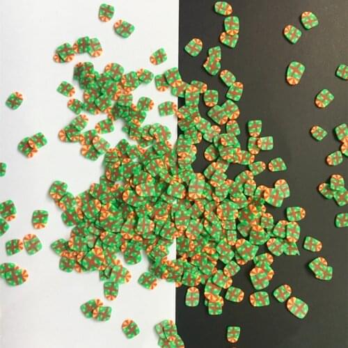 20G Christmas Gift Slices Sequins Nails Art Polymer Clay Acessories DIY Scrapbook Shakes Card Making