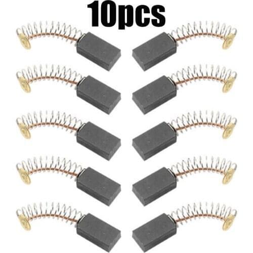 10Pcs 6*12*17mm Carbon Brush Motor Brush For 405 Electric Brush Chain Saw 5016 Coal Brush 16\'\' Circular Saw Electric Pick Part