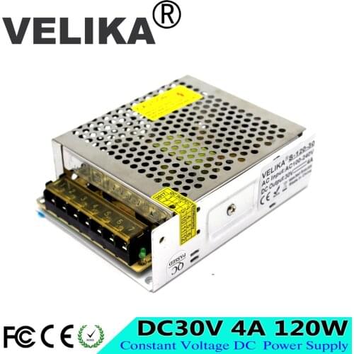 120W 30V 4A Single Output Switching power supply dc30v Led Driver Lighting transformer AC to DC for CCTV camera LED Strip light