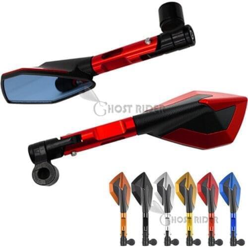 Universal Motorcycle Rearview Mirror 8/10mm Upgrade Luxury Style For Yamaha FZ1 FAZER FZ6 FAZER FZ6R FZ8 XJ6 mt-07 fz-07 mt-09