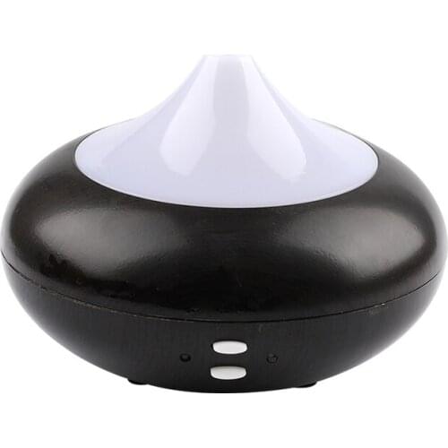 Air Humidifier Essential Oil Diffuser Aroma Lamp Aromatherapy Electric USB Aroma Diffuser Mist Maker for Home-Wood