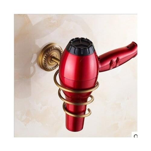 All copper supply clean and elegant hair ornaments antique bathroom hanging racks C Shelf K32 hairdryer