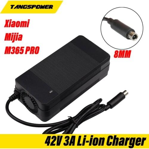 13S 36V Electric Bike Lithium Battery Charger42V 3A 8MM Lithium Ion Battery Charger