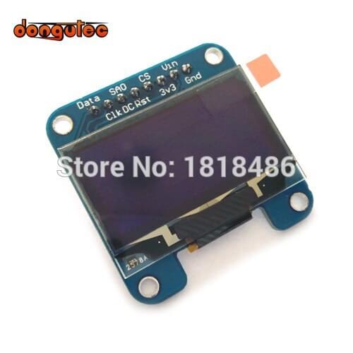 1.3 inch 128X64 OLED module White SPI / IIC interface driver SH1106