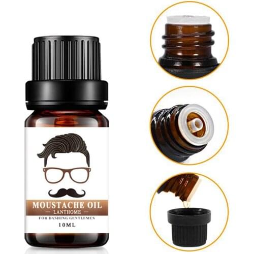 1 Bottle 10ml Natural Spray Beard Oil ,Soften Your Beard and Make it Kissable for Men,No Itching Or Scratching