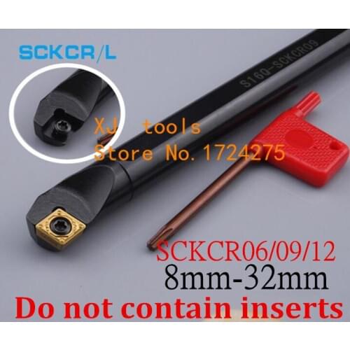 1PCS 8mm 10mm 12mm 14mm 16mm 20mm 25mm 32mm SCKCR06 SCKCR09 SCKCR12 SCKCL06/09/12 the Right/Left Hand CNC Turning tools
