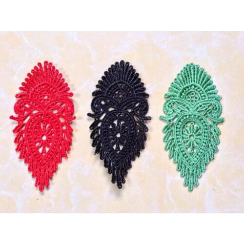 11cm*5cm exquisite embroidery applique,Earring accessories patch,Hairpin Decoration,XERY-RS160511A