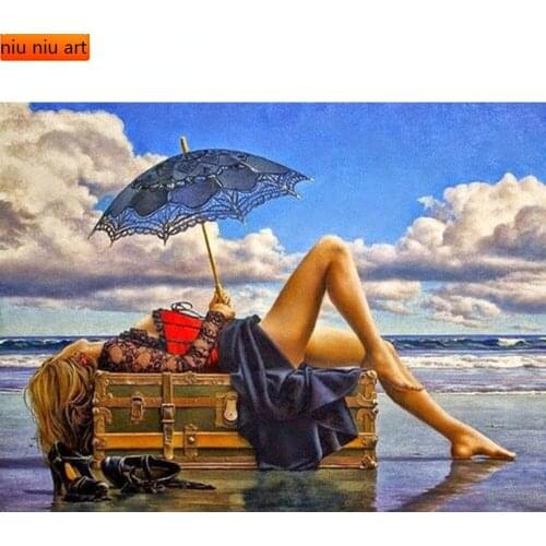 Diamond Painting Full Square Round Drill Diamond Embroidery Woman Cross Stitch Kits Mosaic Decor for Home