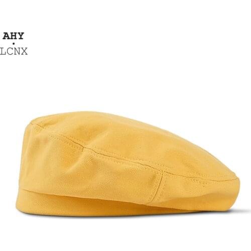 Spring Summer Korean Men Women Beret Classic England Style Berets Caps Thin Caps Cotton Womens Sun Hats Flat Cap Painter Cap