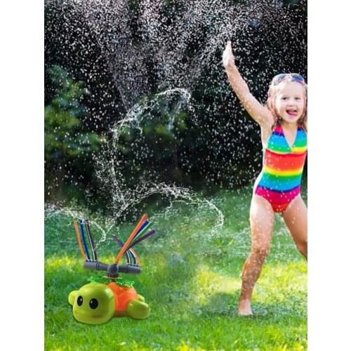 Kids Spray Sprinkler Turtle Water Spinning Spray Sprinkler Toy Childrens Sprinkler Outdoor Water Toy Gift